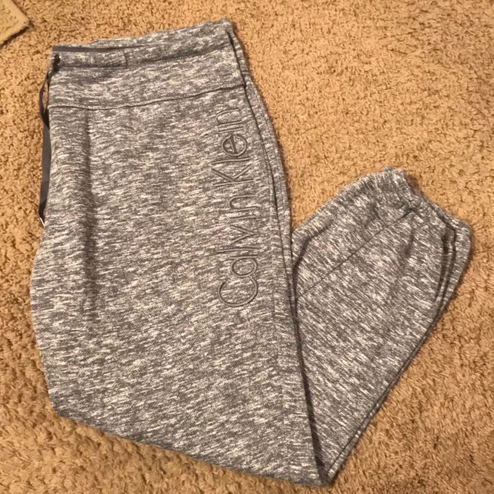 I am selling a pair of Calvin Klein sweats